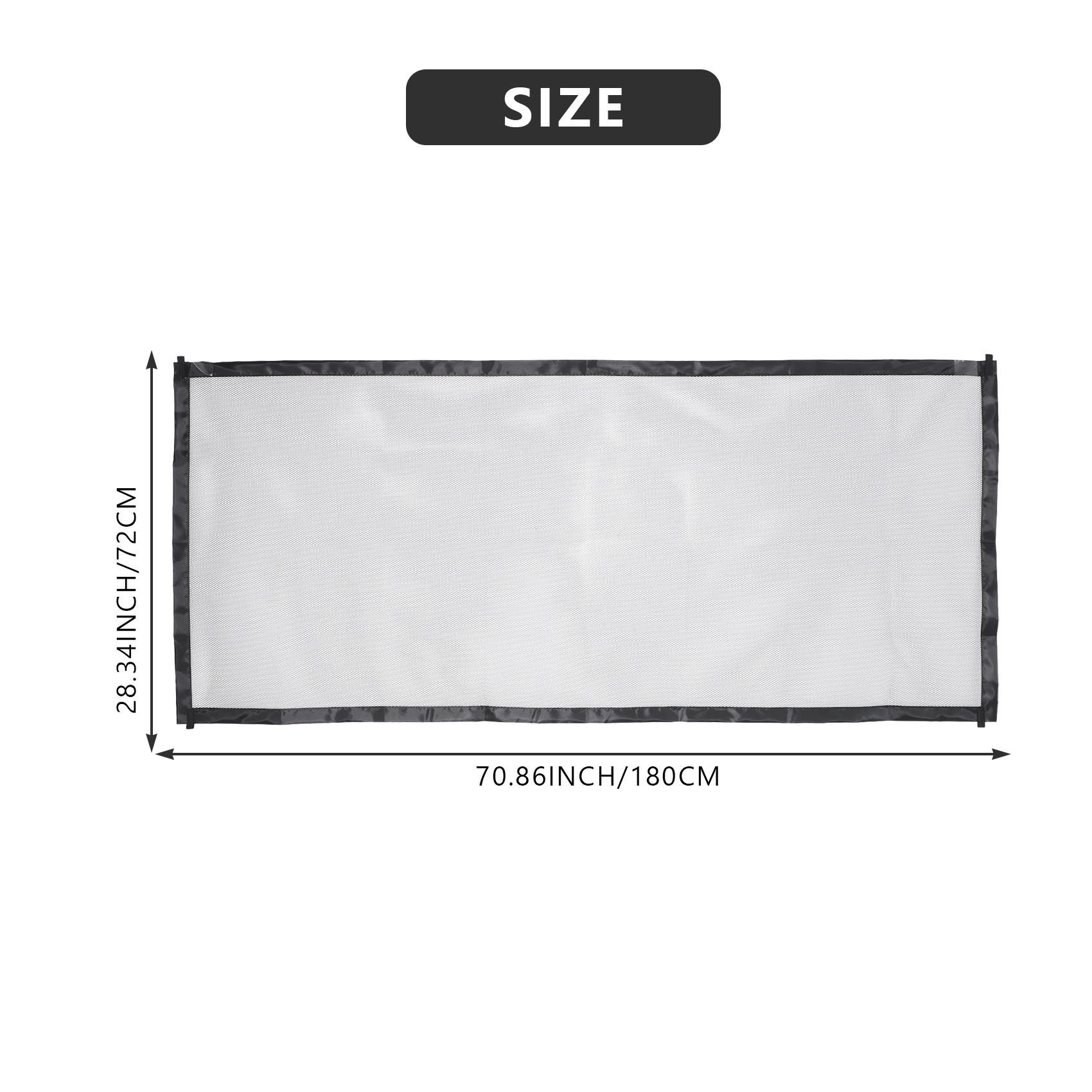 Kids Outdoor Fence - AINY-Puerta mágica, malla plegable portátil, protección