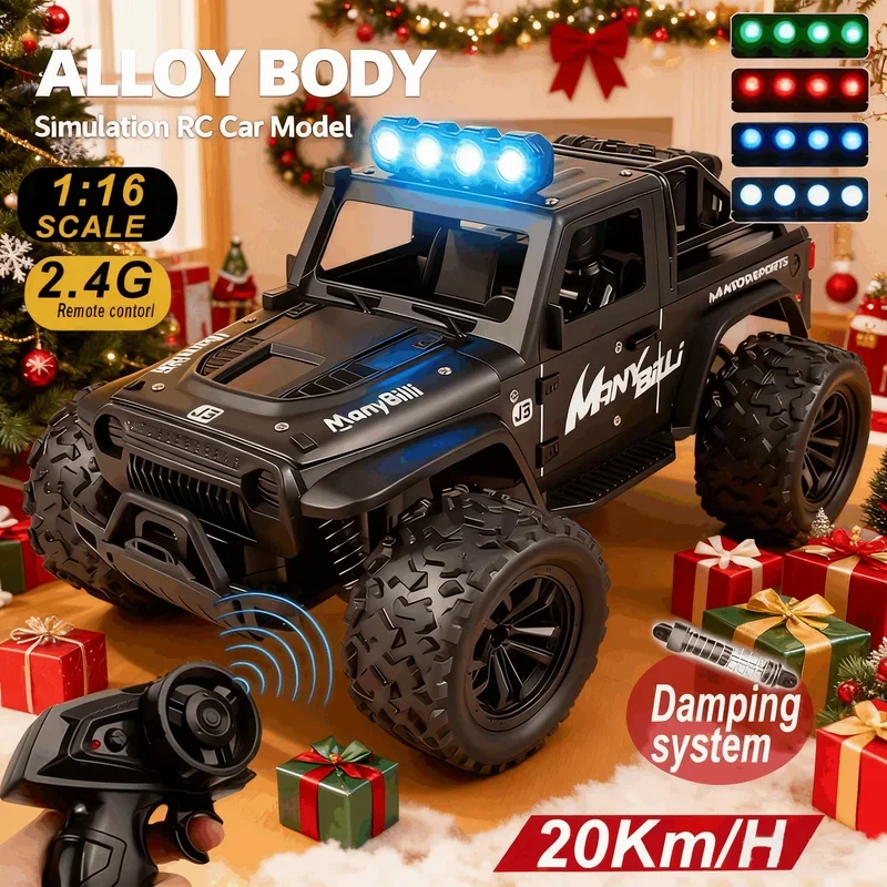 Kids Outdoor Games For Party - Coche teledirigido 1:16 con luces y