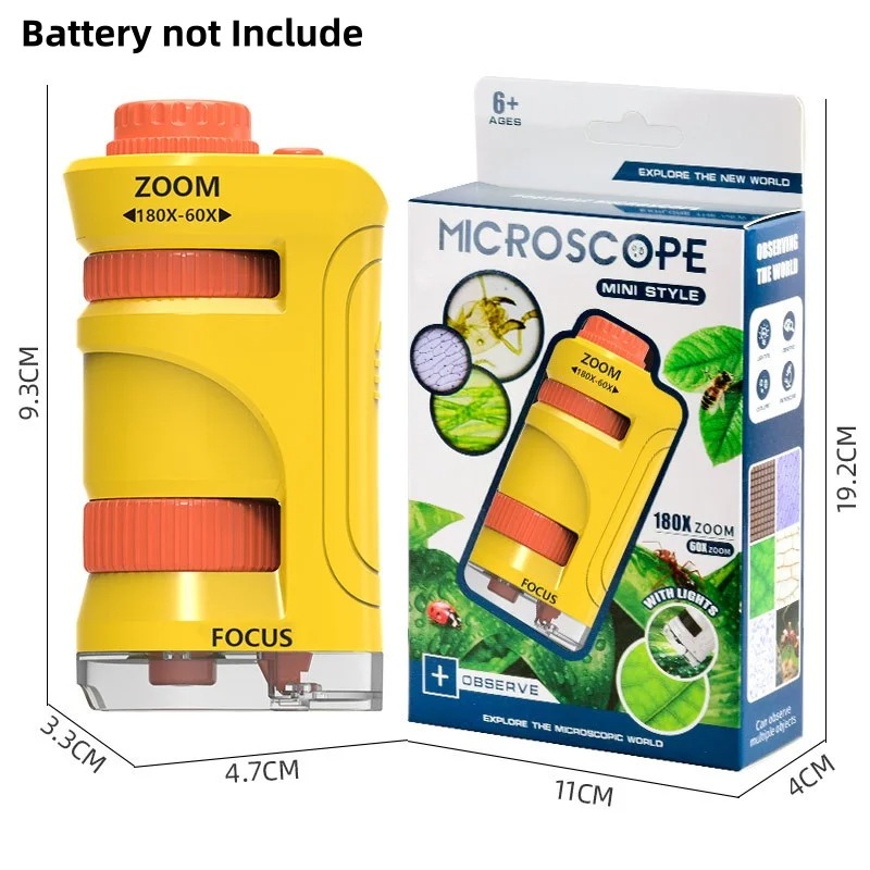 Kids Outdoor Microscope - Juguete Educativo STEM de Ciencias para