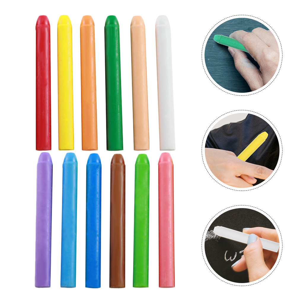 Kids Outdoor Chalkboard - Juego de 12 Tizas de Colores