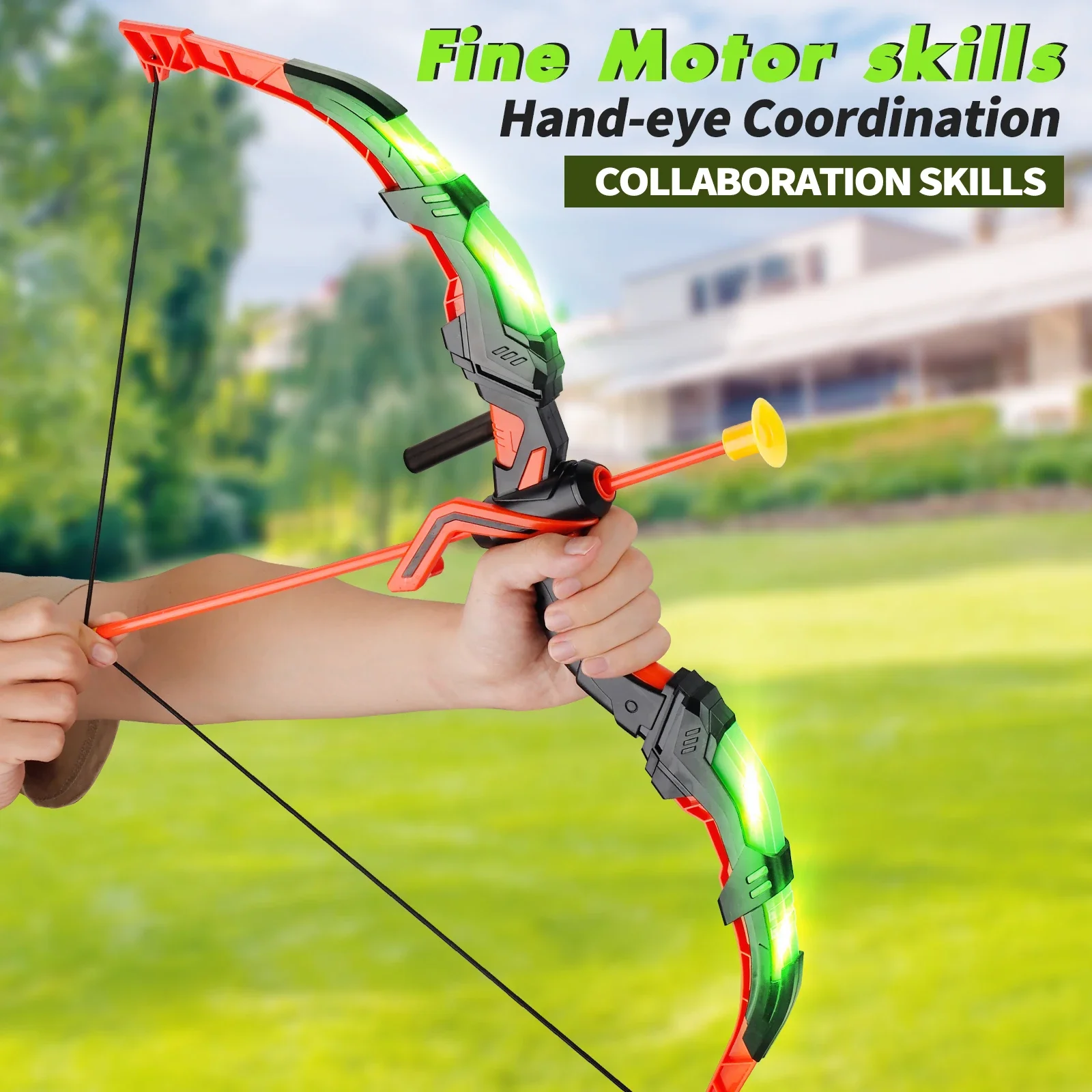 Kids Outdoor Archery Set - Juego de juguetes de tiro con