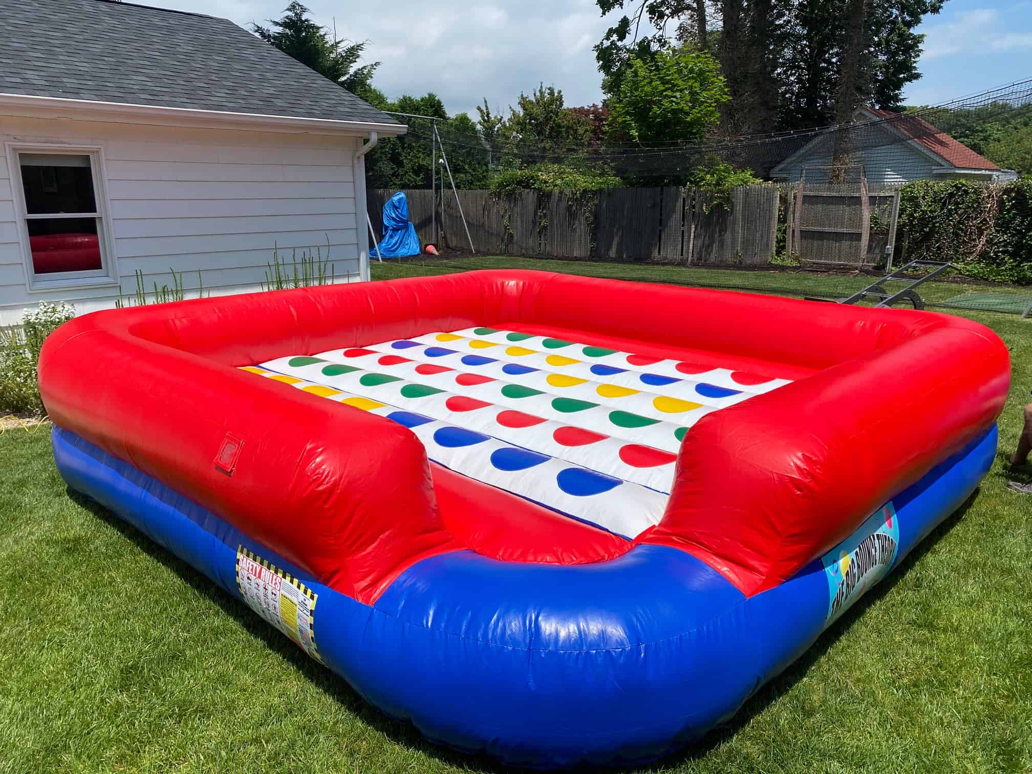Kids Outdoor Daybed - Colchón de juego Twister inflable portátil
