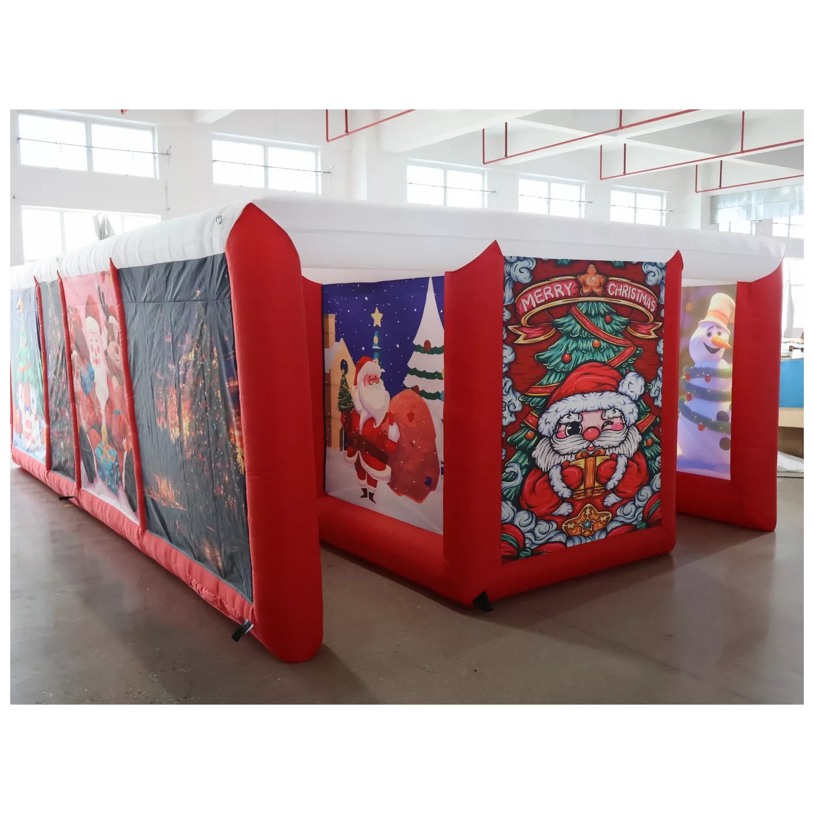 Kids Outdoor Venues - Laberinto Inflable Rojo para Exteriores de