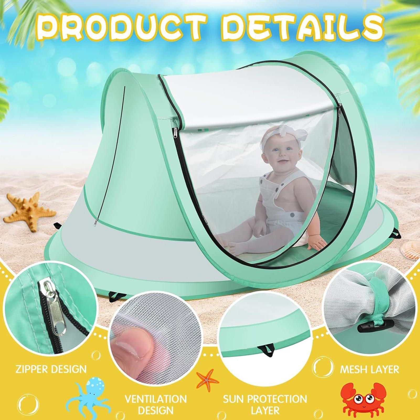 Tienda de playa para niños peq - Kids Outdoor Daybed reseña y precio