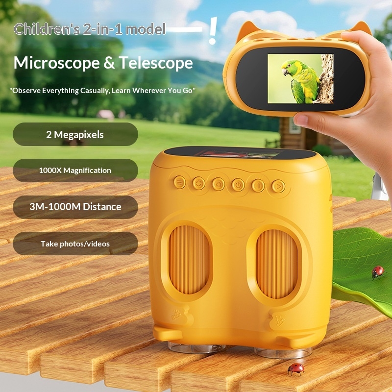 Binoculares Educativos 2 en 1  - Kids Outdoor Microscope reseña y precio