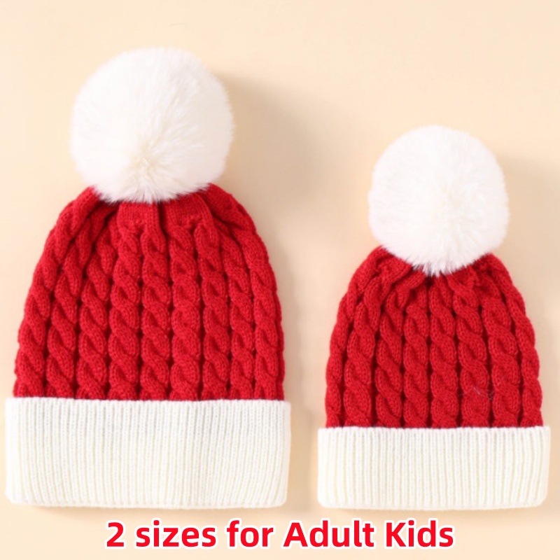 Gorro de lana de Papá Noel par - Kids Outdoor Xmas Gifts reseña y precio