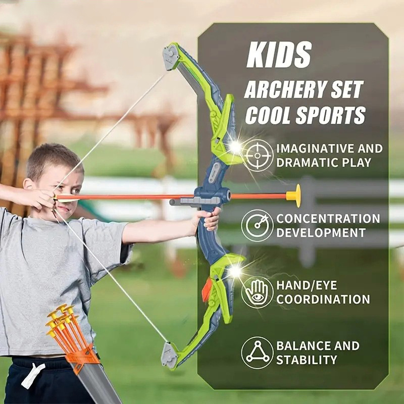 Juego de arco y flecha para ni - Kids Outdoor Archery Set reseña y precio