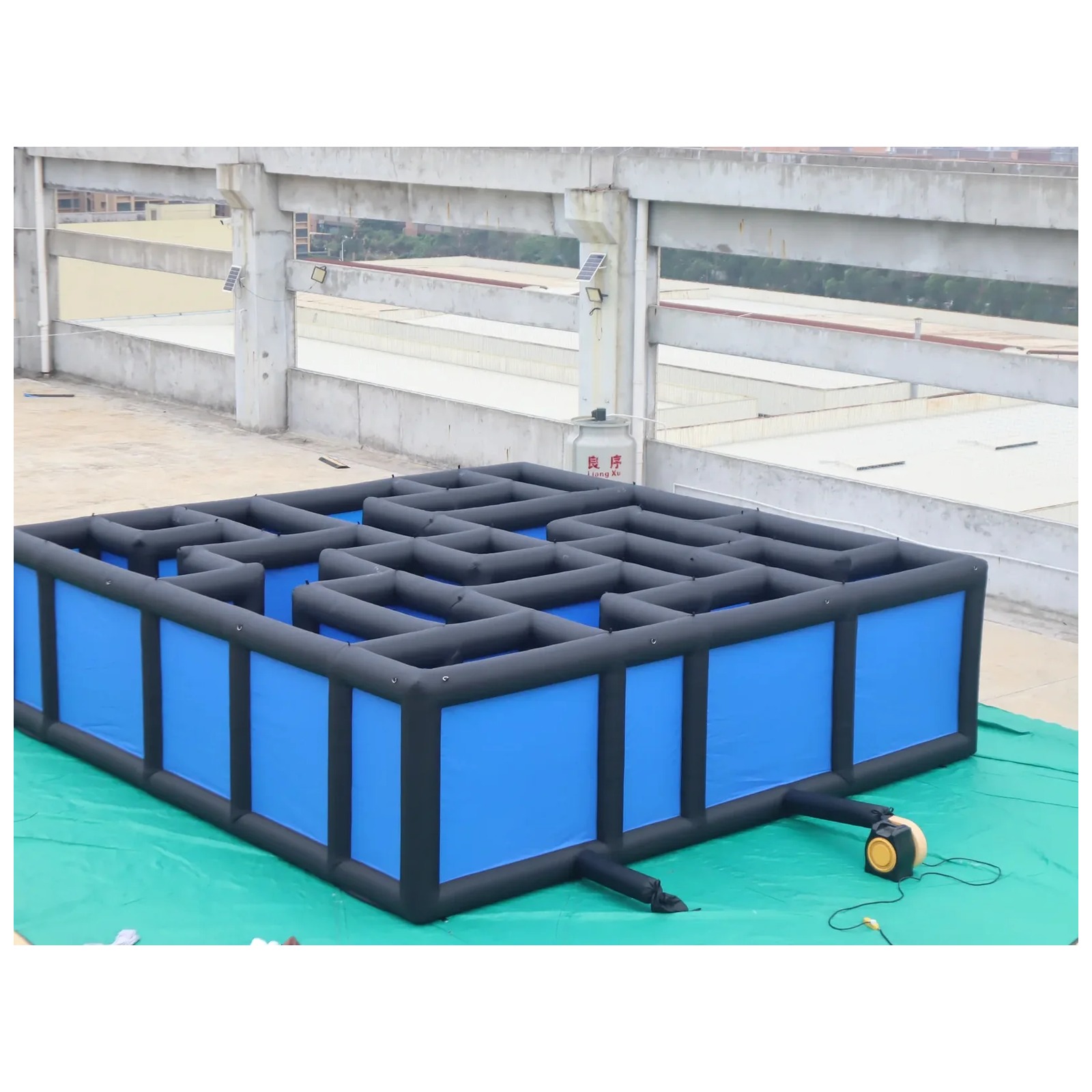 Gran Laberinto Inflable Abiert - Kids Outdoor Venues reseña y precio