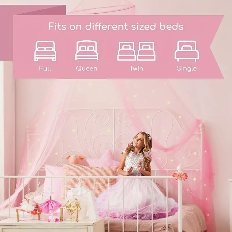 Dosel de cama para niñas con e - Kids Outdoor Daybed reseña y precio