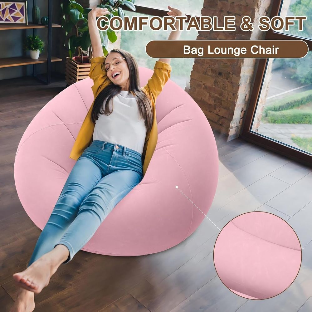 Sillones Inflables Tipo Puff,  - Kids Outdoor Lounger Chair reseña y precio