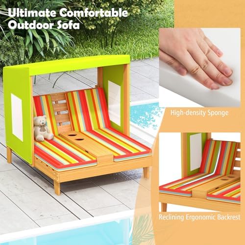 Silla de Descanso Infantil par - Kids Outdoor Lounger Chair reseña y precio