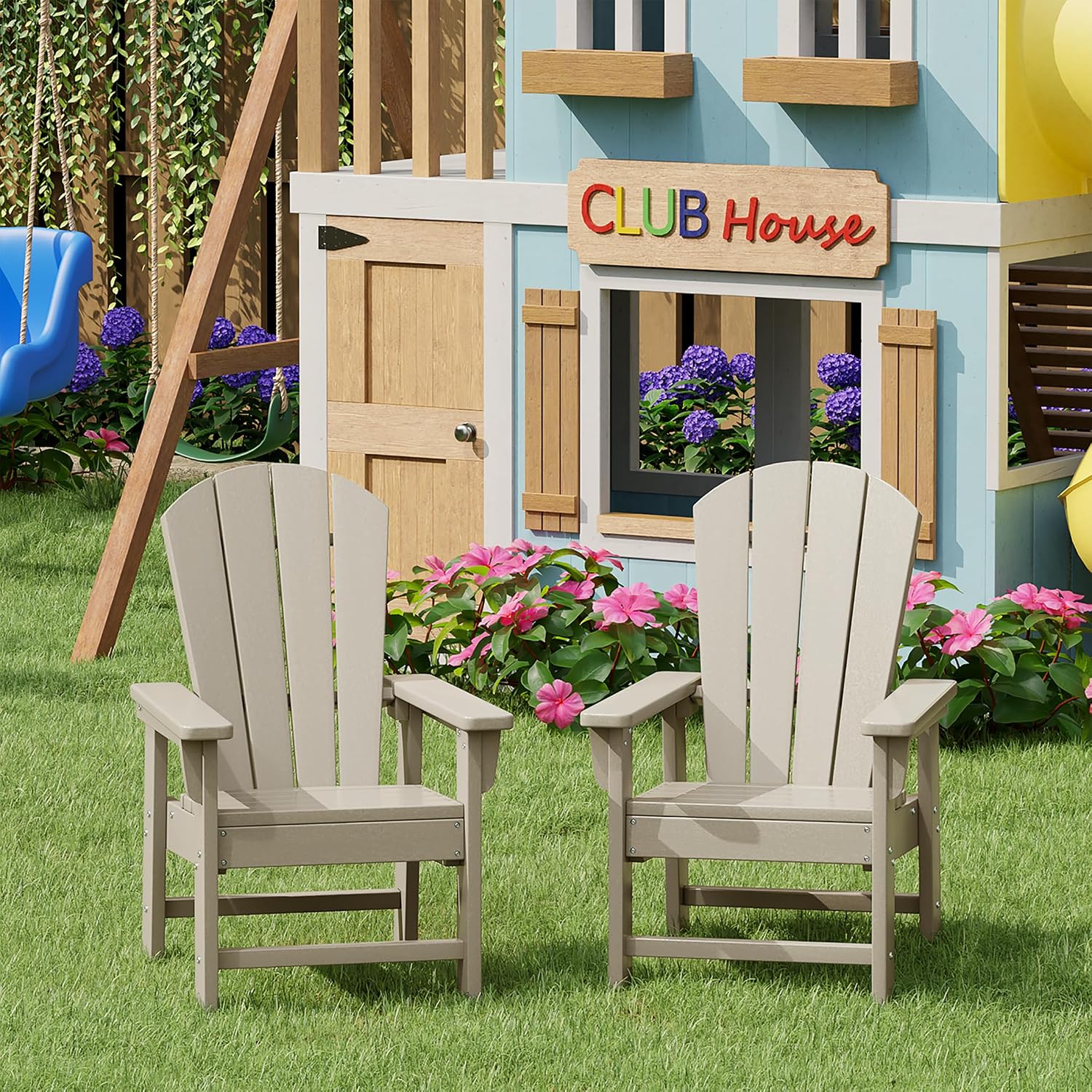 Juego de 2 Sillas Infantiles p - Kids Outdoor Lounger Chair reseña y precio