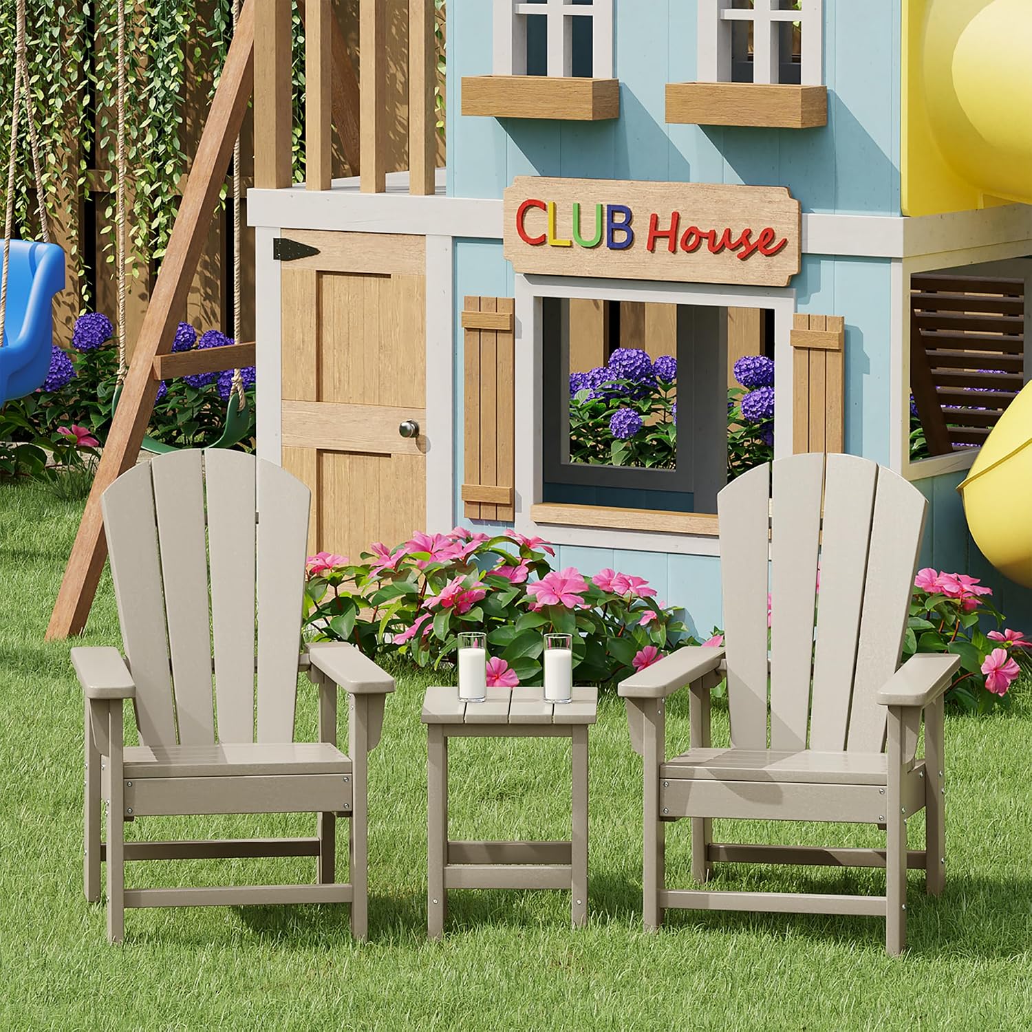 Juego de 2 Sillas Infantiles p - Kids Outdoor Lounger Chair reseña y precio