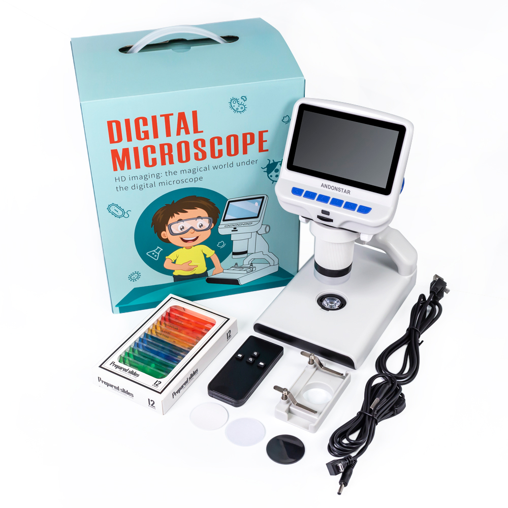 Andonstar 4,3 pulgadas niños 2 - Kids Outdoor Microscope reseña y precio