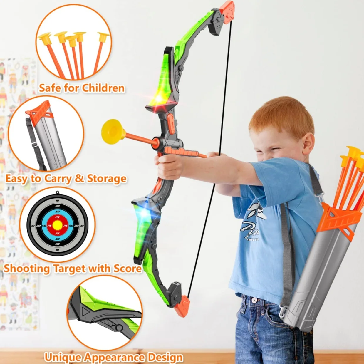 Set de Arquería para Niños, Ar - Kids Outdoor Archery Set reseña y precio