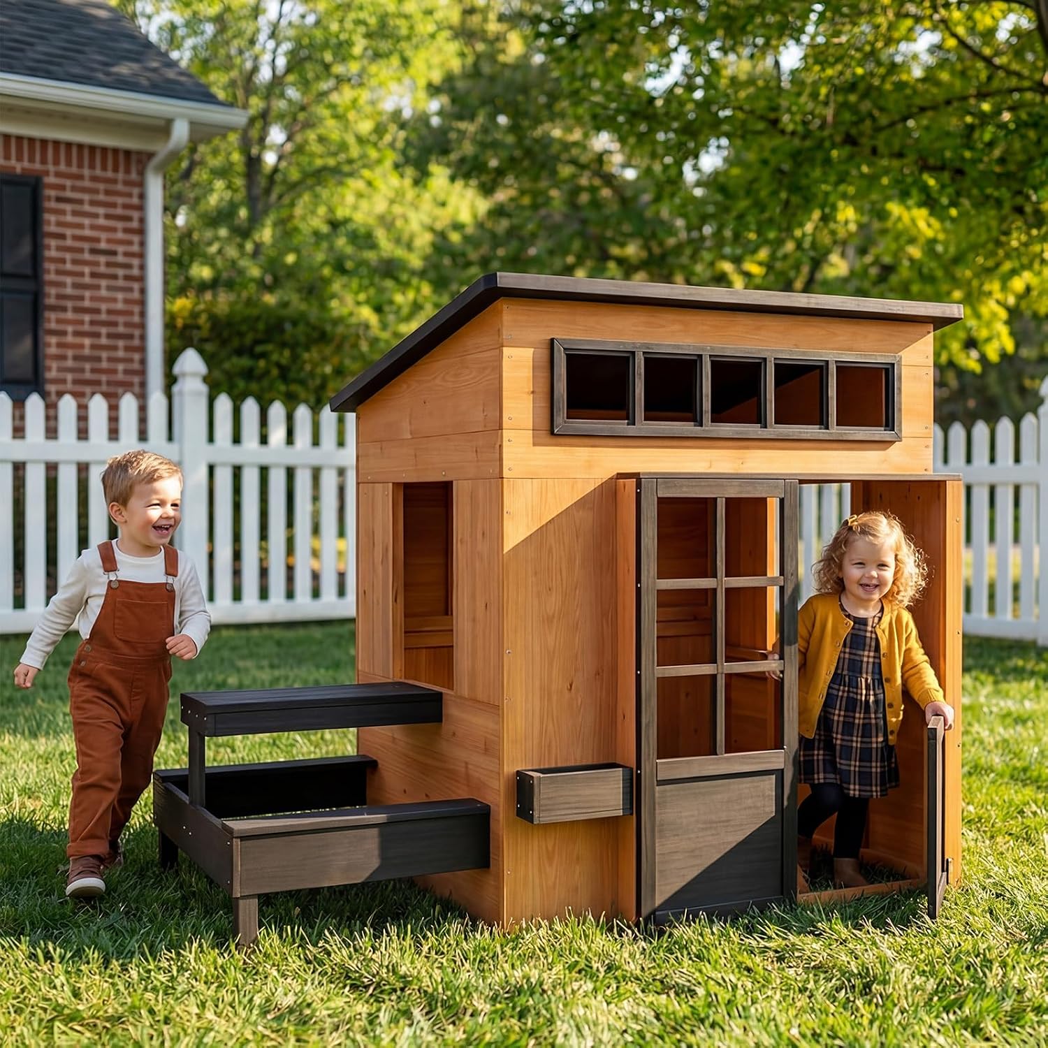 Casa de Juegos Nórdica Moderna - Kids Outdoor Chalkboard reseña y precio