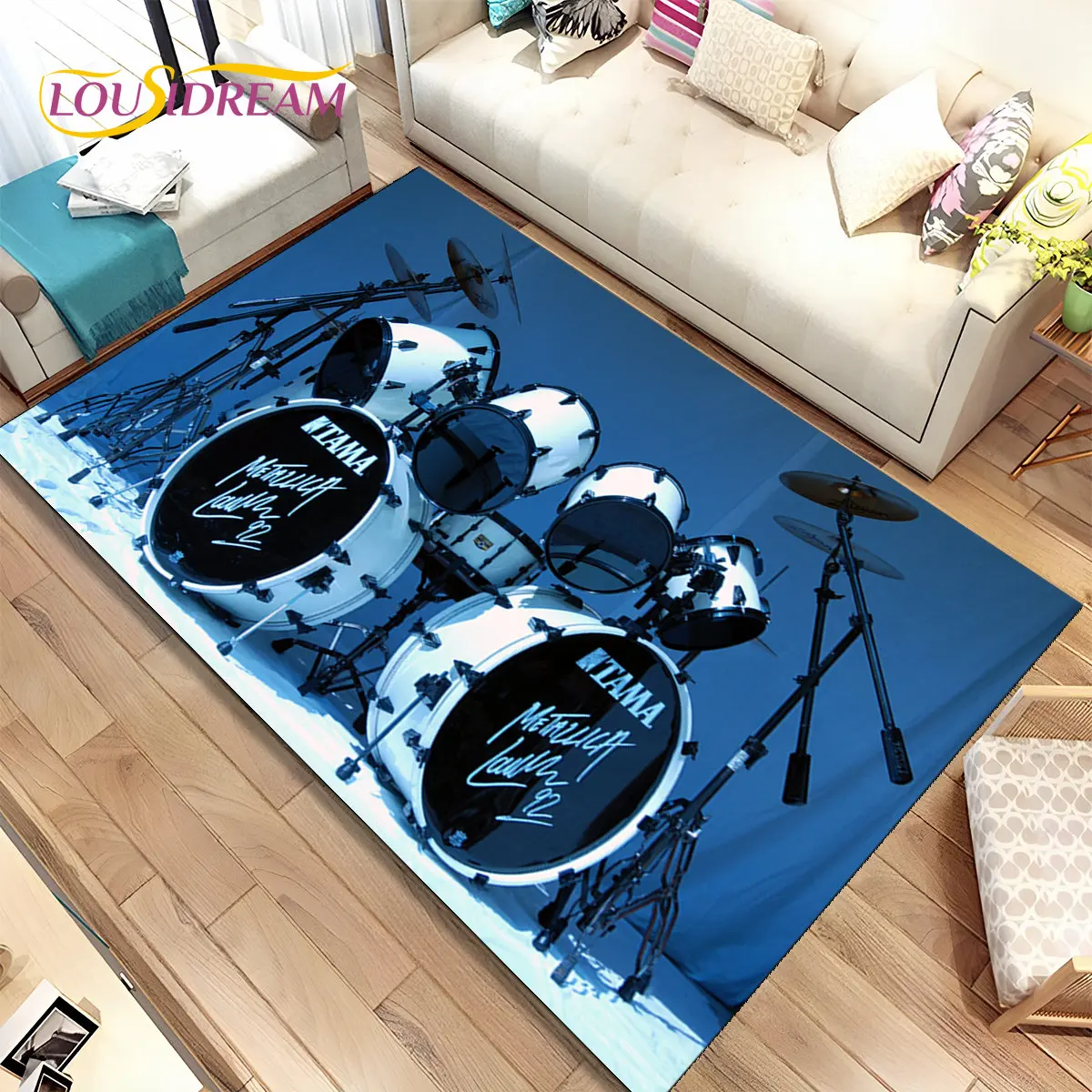 Alfombra Decorativa con Diseño - Kids Outdoor Instruments reseña y precio