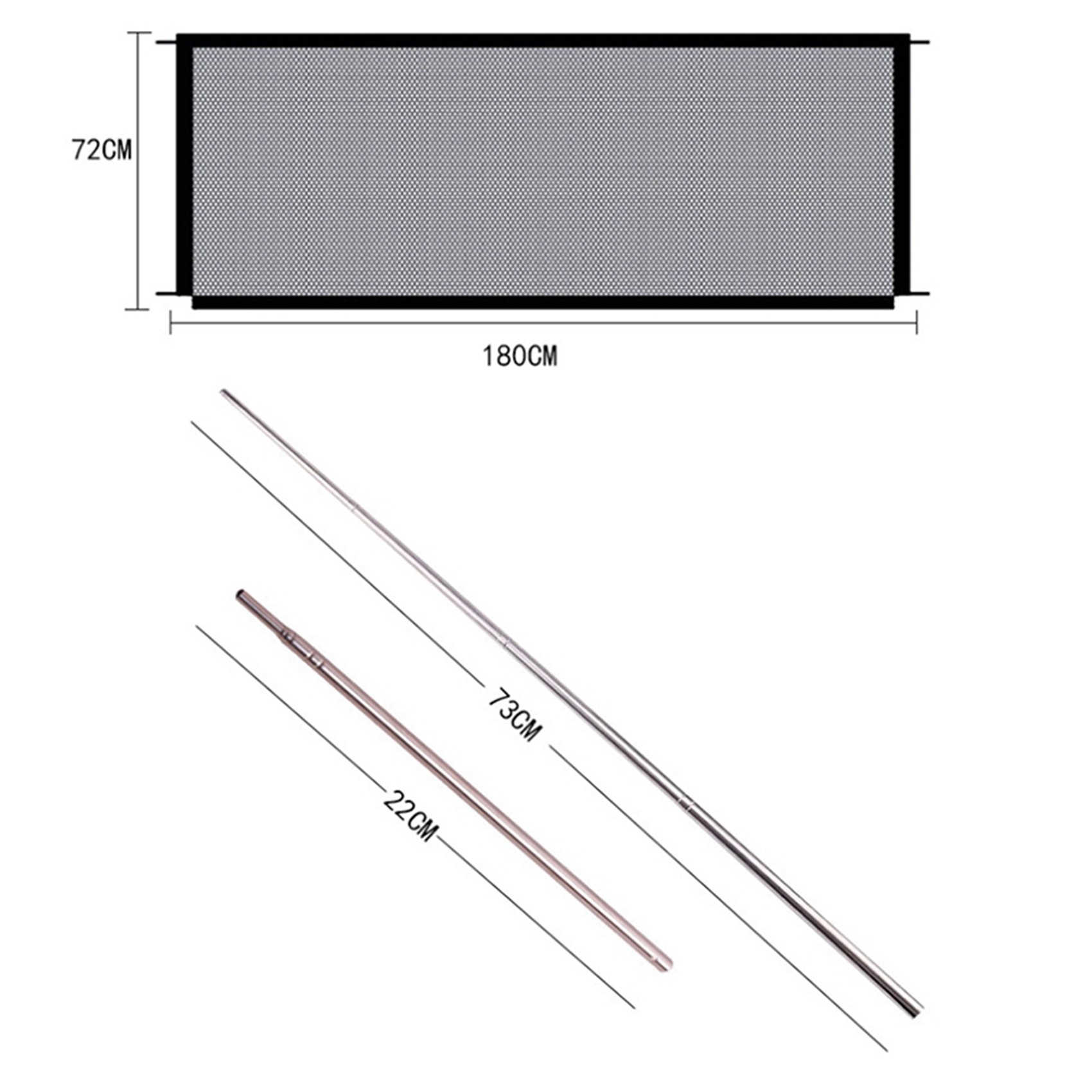 AT33 2X puerta mágica de malla - Kids Outdoor Fence reseña y precio