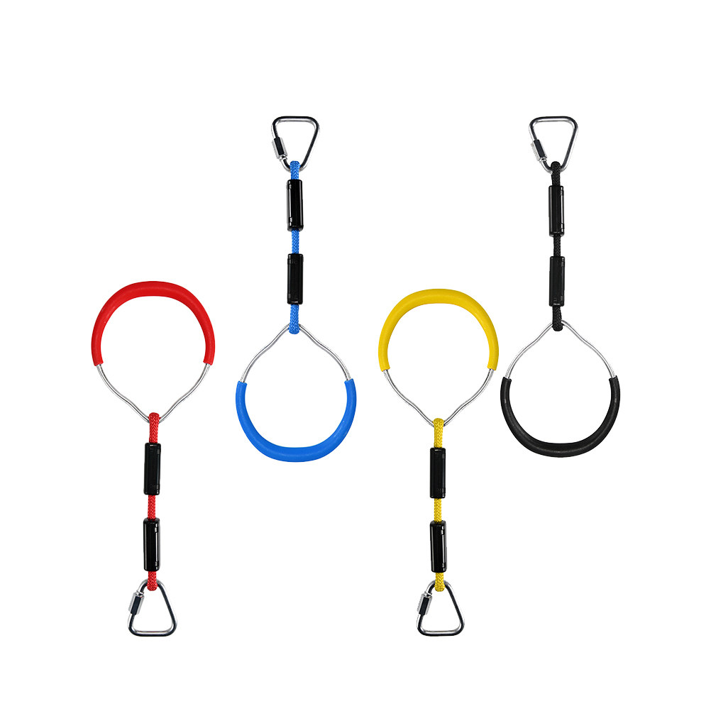 2 Anillos de Gimnasia Azules,  - Kids Outdoor Ninja Course reseña y precio