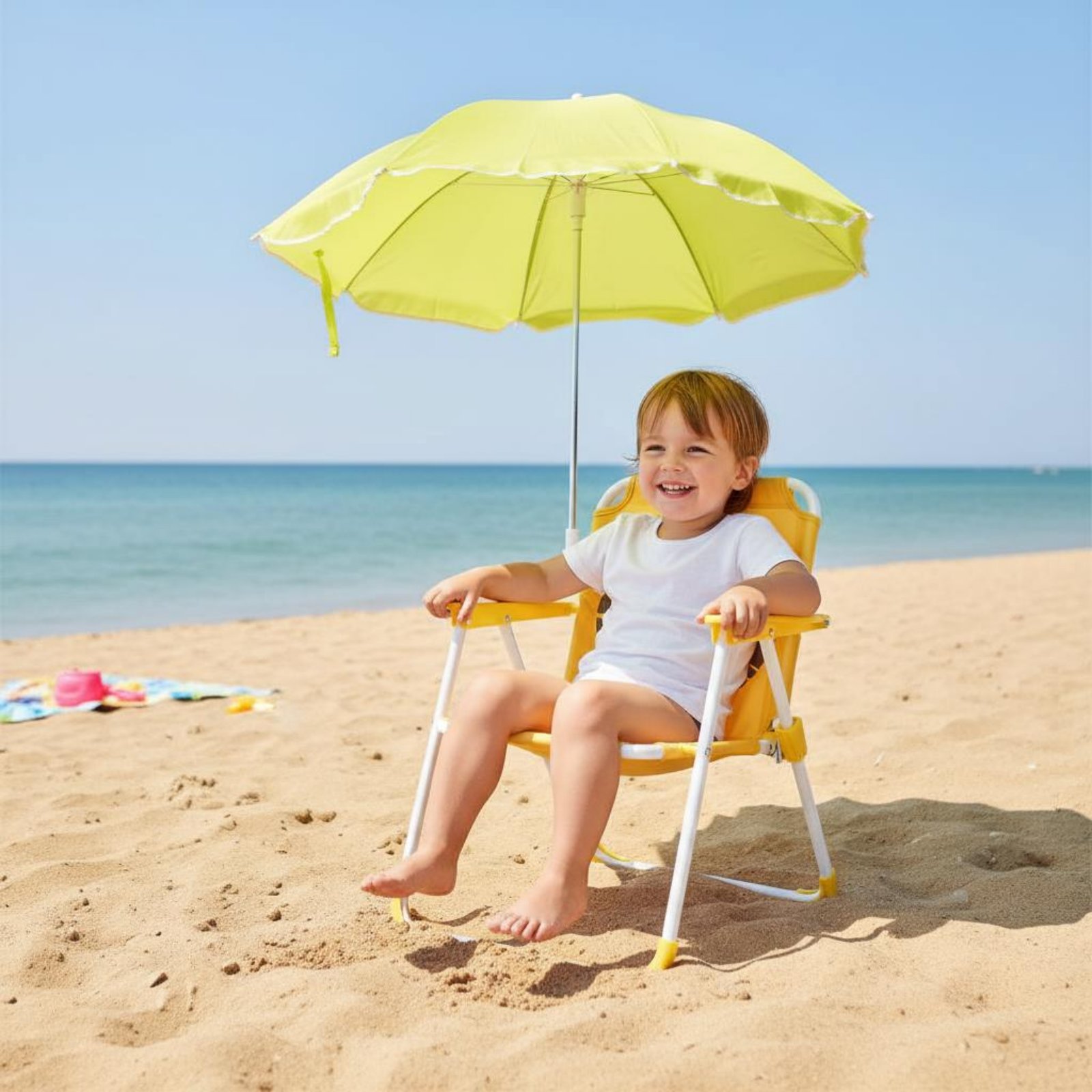 Silla Portátil para Niños con  - Kids Outdoor Umbrella reseña y precio