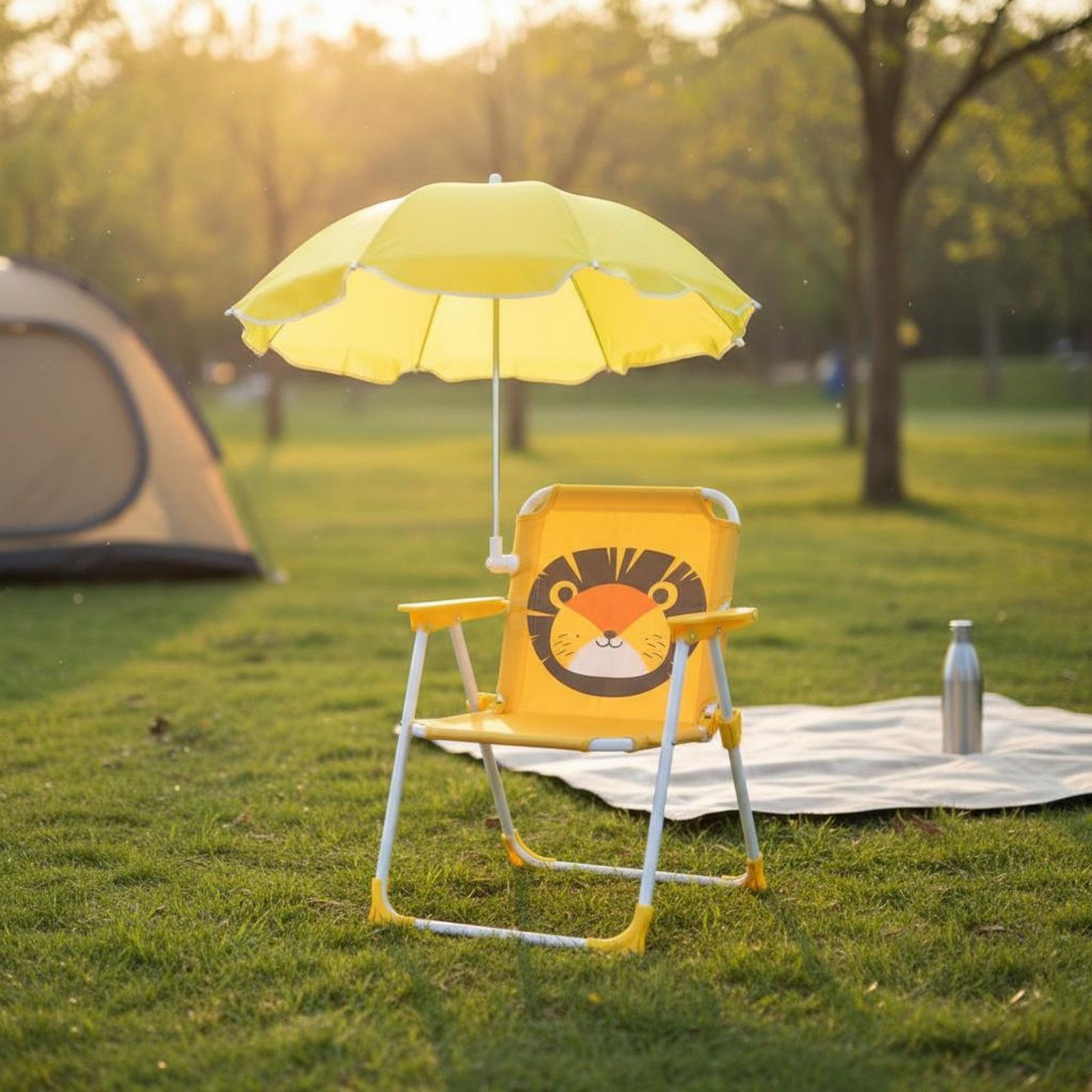 Silla Portátil para Niños con  - Kids Outdoor Umbrella reseña y precio