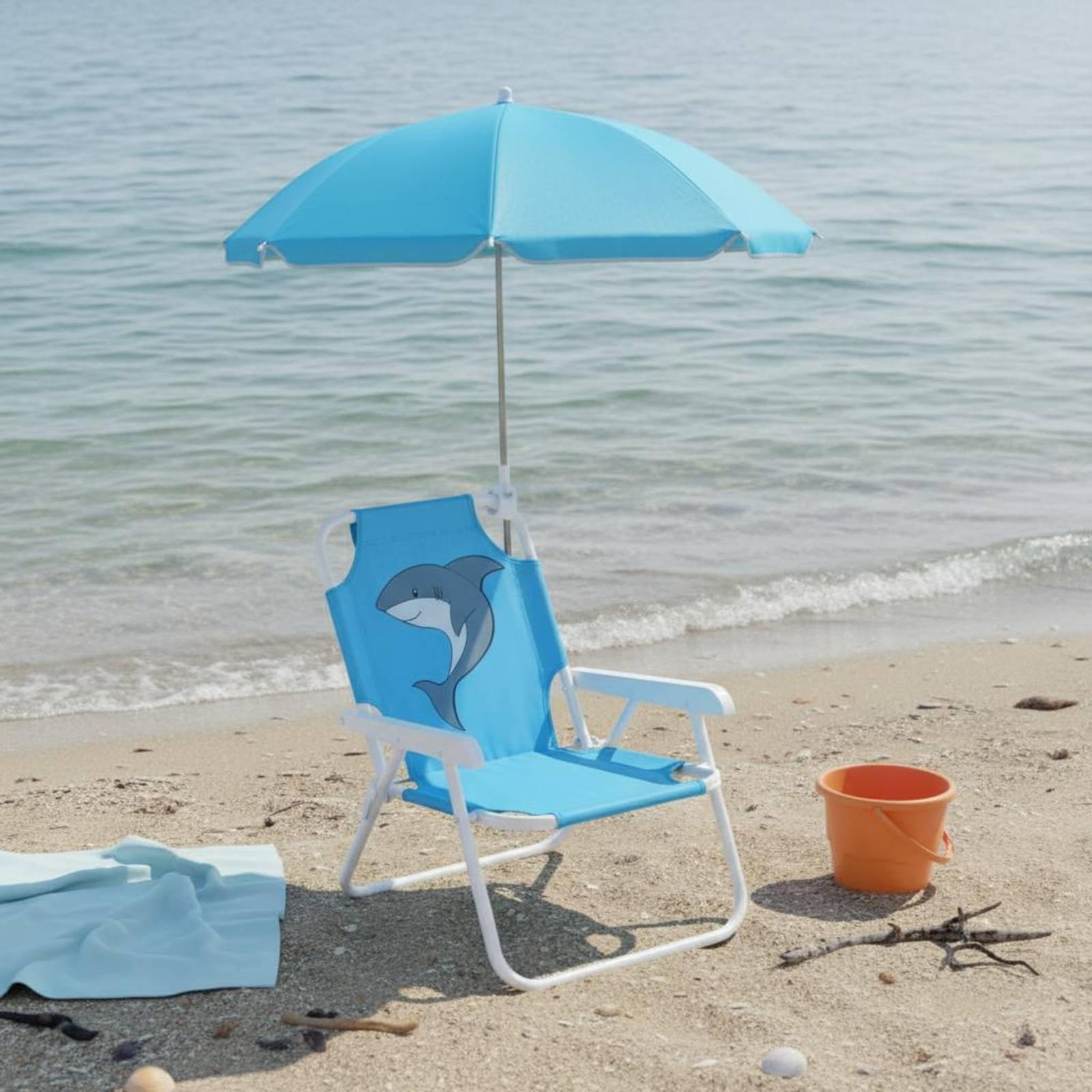 Silla Portátil para Niños con  - Kids Outdoor Umbrella reseña y precio