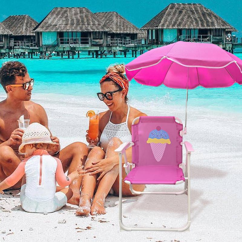 Silla con sombrilla para niños - Kids Outdoor Umbrella reseña y precio