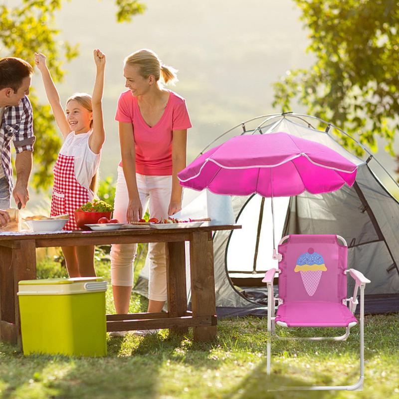 Silla con sombrilla para niños - Kids Outdoor Umbrella reseña y precio